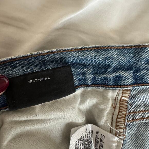 Harley Davidson Men Straight Leg Light Wash Denim Jeans 34 x 32 Distressed Biker - Picture 4 of 12